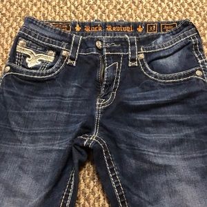 Authentic Men's Rock Revival Jeans